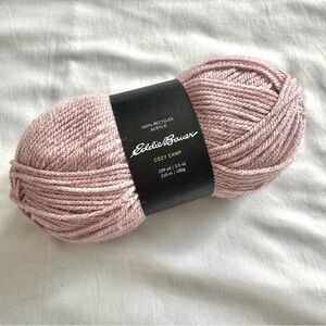 Eddie Bauer Cozy Camp Yarn 100% Recycled Acrylic Mauve Light Pink 229 yards